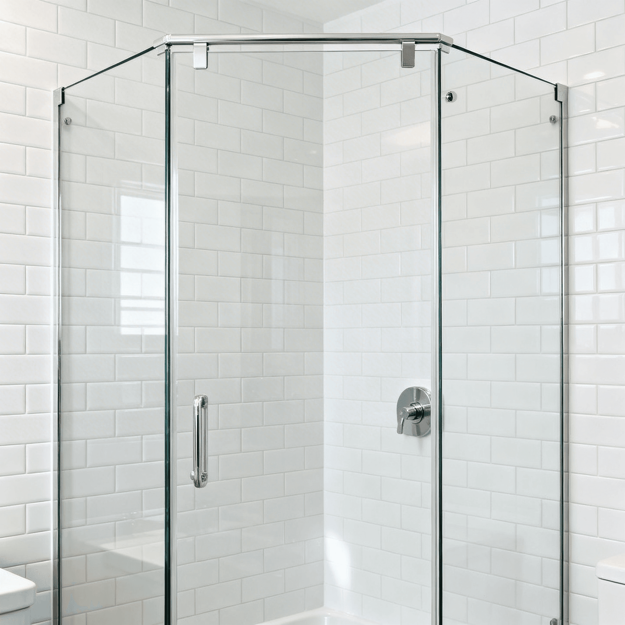 Corner Shower Setup
